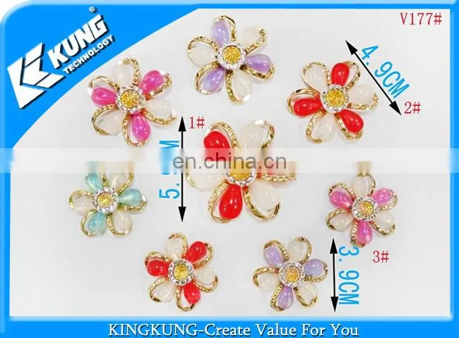 Fancy quality and fashion style decorative design of Ladies pvc shoe flower