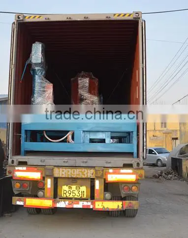 otr tire cutting machine with high quality/large tyre cutting machine/tire shredder