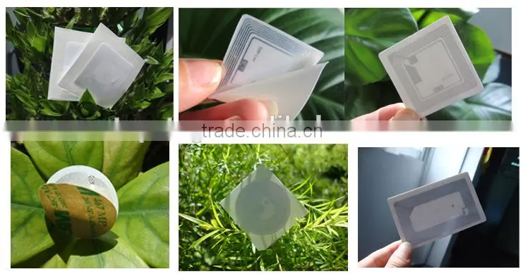 UHF RFID tag ISO18000 6b windshield label 3M Adhesive metal tag