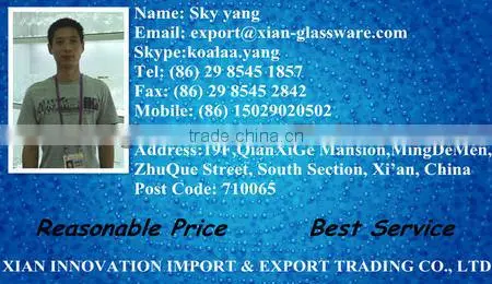 promotional wholesale colored glass stemware