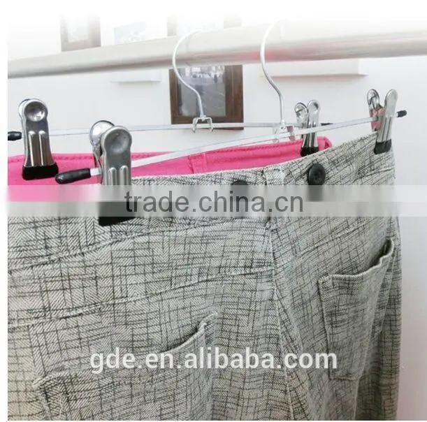 HQP007 Metal clip hanger for pants on sale made in China