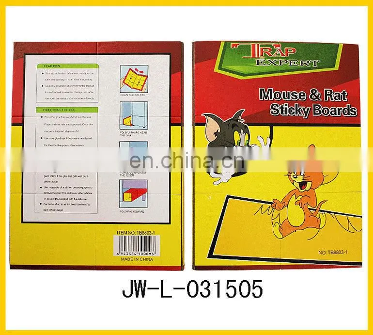 Nigeria Market Best-Selling Paper Mouse/rat catch plastic glue humane mouse trap