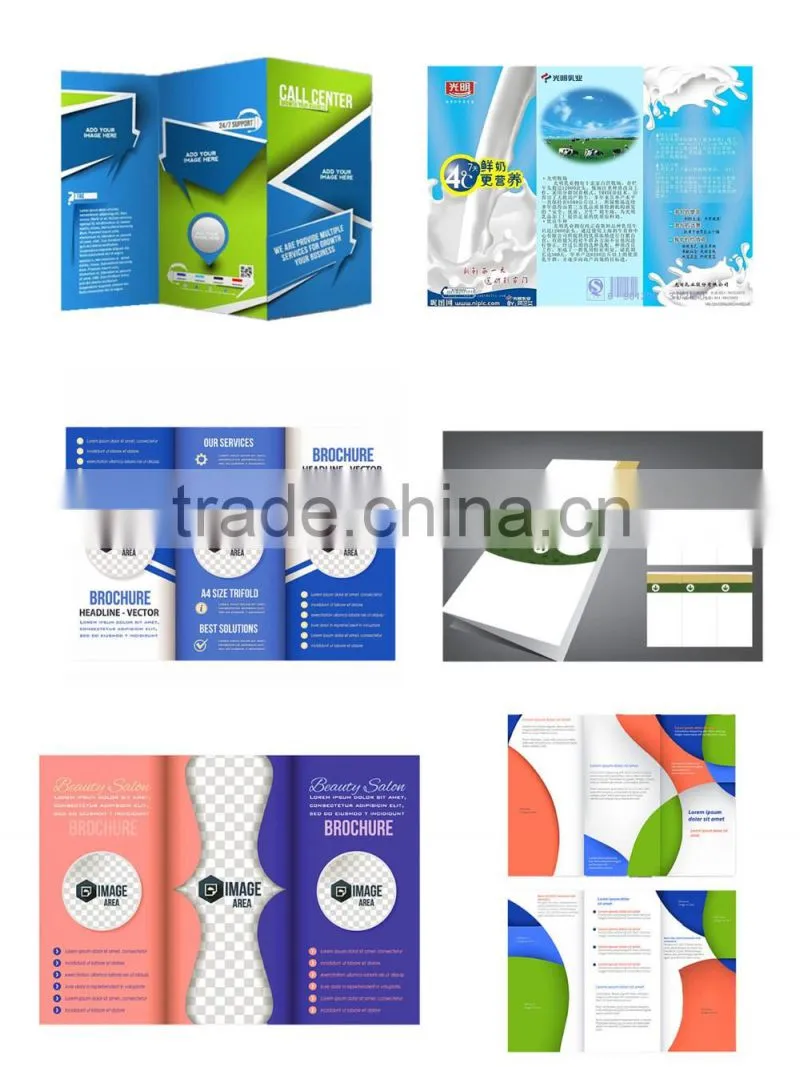 a6 leaflets flyers printing brochure pamphlet printing in China(mainland)