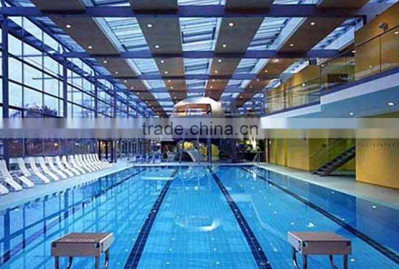 Prefabricated steel structure swimming pool roof