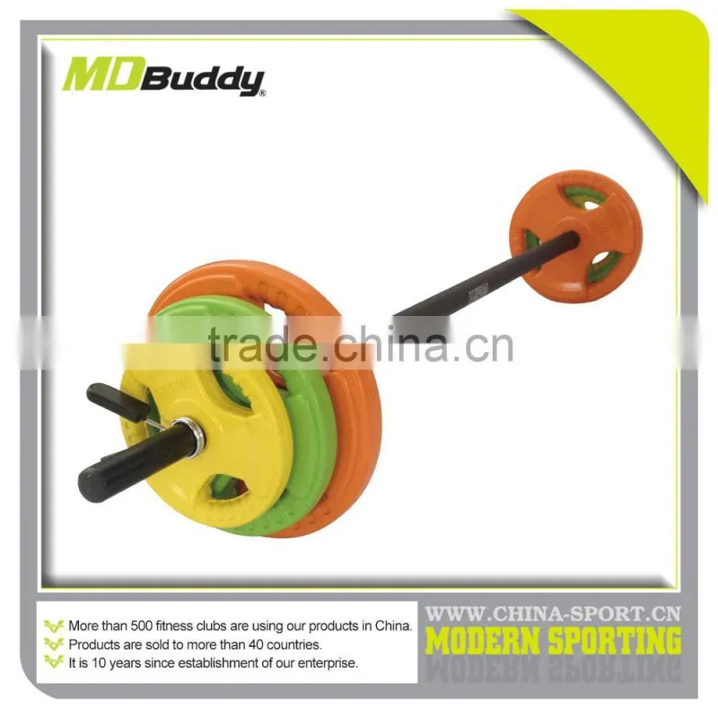 New products 2016 olympic used barbell with spring collars