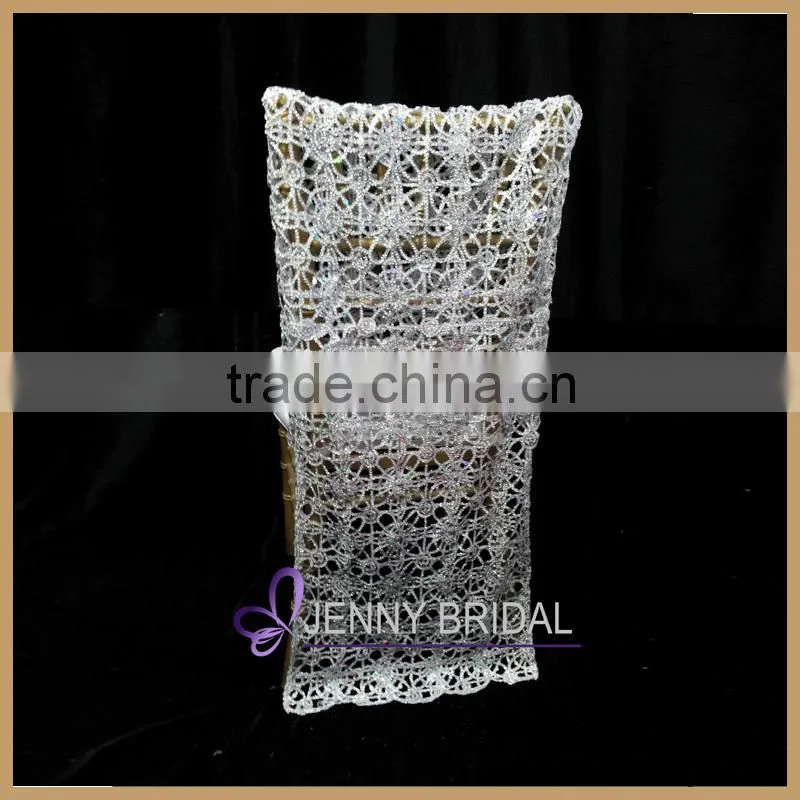 C305A Wholesale Cheap Chair Covers Sequin Wedding Folding Chair Covers