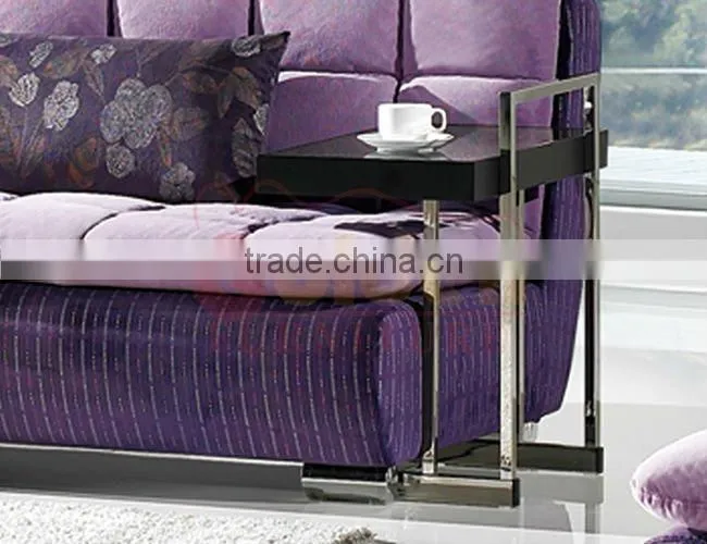Fabric Sofa Modern Living Room Design Purple Furniture