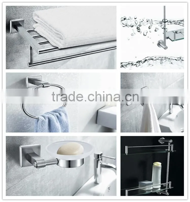 High quality Bathroom hardware accessory stainless steel swing bathroom standing towel racks