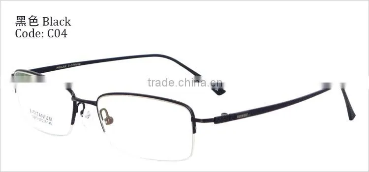 Half-rim half titauium mens 2014 new style glasses frames spectacle frames manufacturers