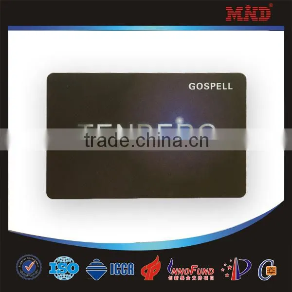 MDC16 environmental Customized size inkjet hermal printing 125khz blank plastic LF id card with TK4100 T55TT EM4100 chips