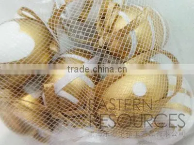 Special Golden Easter Eggs Decoration Set