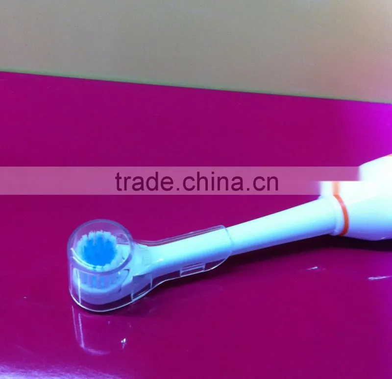 round brush head toothbrush adult electric toothbrush with cap