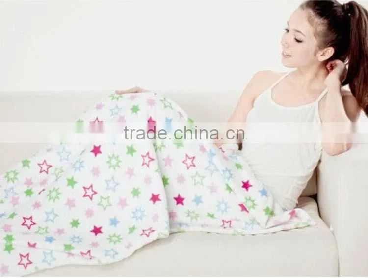 New products cotton candy shape lovely pretty design travel blanket set