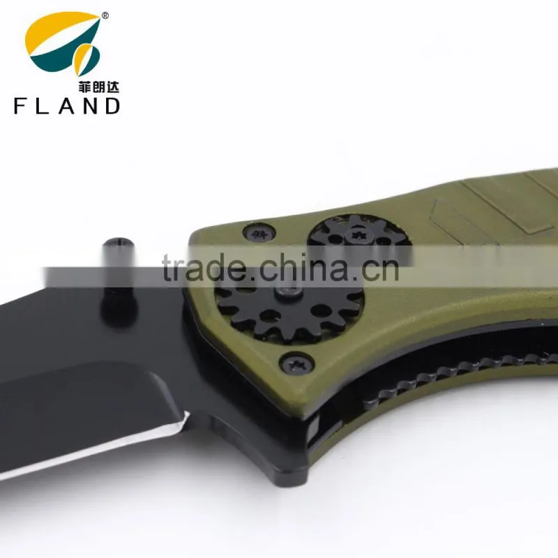 yangjiang factory manufacture durable soldier's knife pakistan stainless steel folding knife