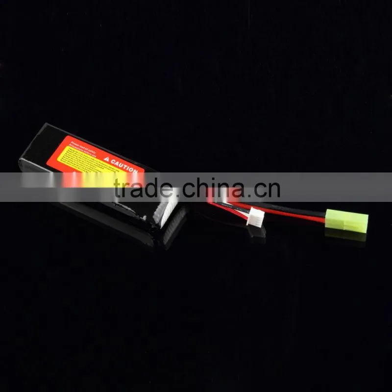 Airsoft battery 11.1V1300MAH20C twice lipo rechargeable battery