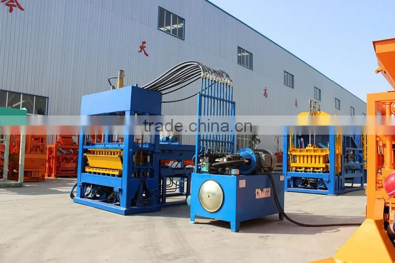 QT5-15 Full-automatic Hollow/ Interlocking/Concrete Block Machine