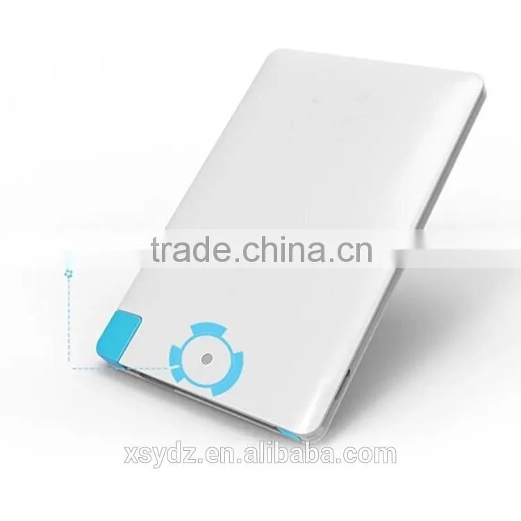 2600mah power supply Ultra thin thanksgiving gift card