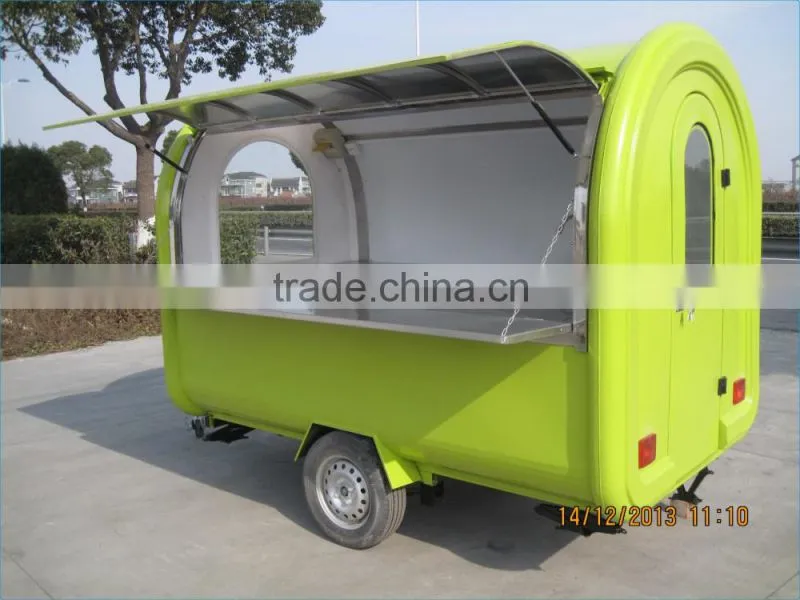 WK280 factory price outdoor mobile food van/food car