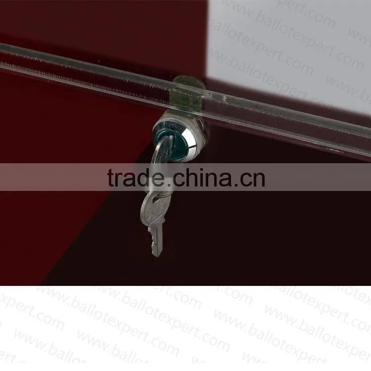 clear transparent SE-BXA005 voting box , election promotional items