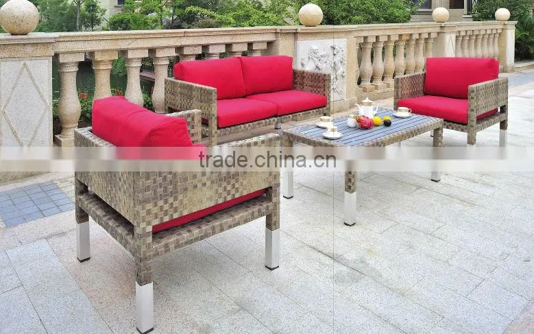 PE ratten garden furniture leisure chair set