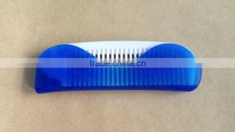 Hot sale pocket folding comb in travel kit