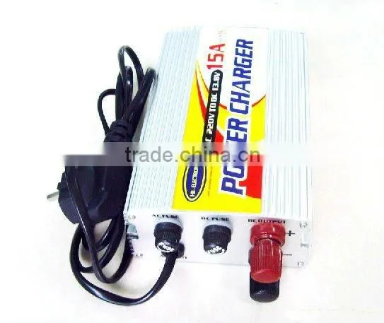 factory 12V/15A battery charger ac to dc