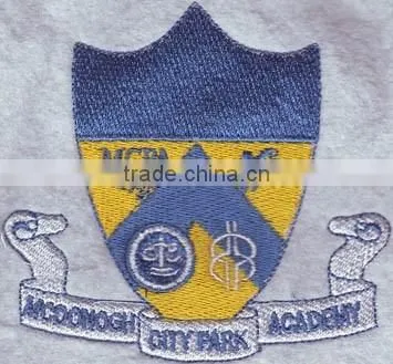 wholesale beautiful high quality banner badges,100% custom embroidery patch