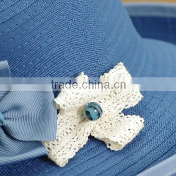 2013 The newest stripe paper braid hat