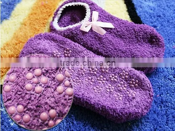 Anti slip fuzzy socks