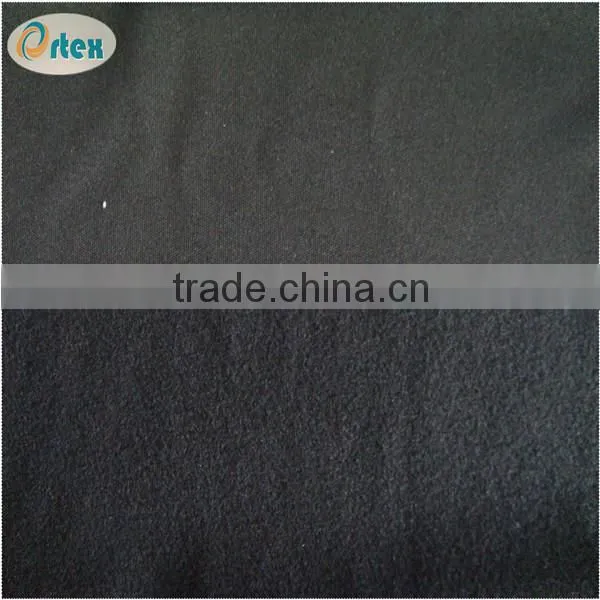 Ortex polyester interlock brushed knitting fabric