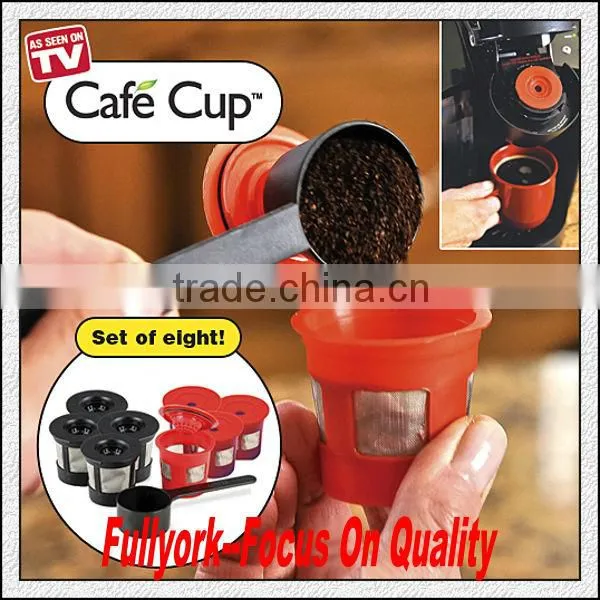 Clever Coffee Capsule Cafe Cup As Seen On TV Reusable Single Cup Coffee Filter Pods