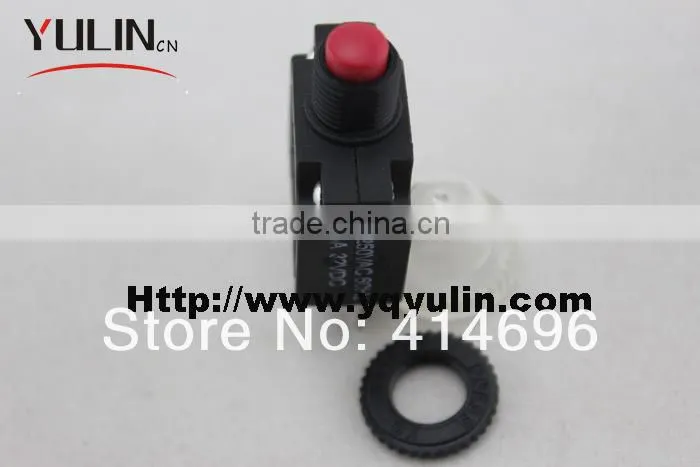 FILN Wp-01 Circuit Breakers Silver Contact point 10A 6A Plastic overload protector Switch With waterproof cover