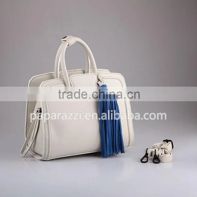 4019-2016 Spring and Summer season fashion trendy tassel tote bag for women