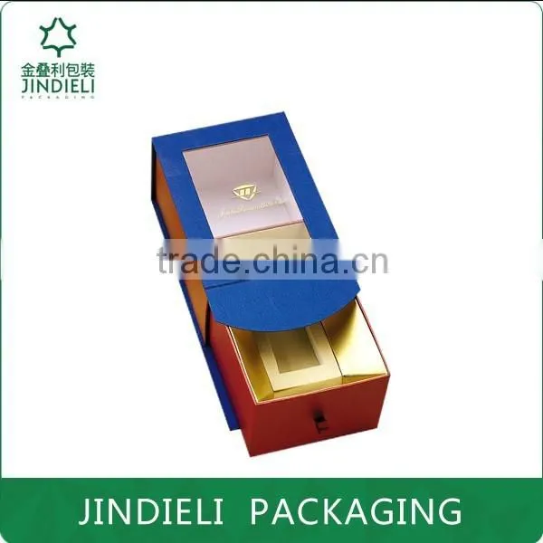New design perfume packaging box with drawer