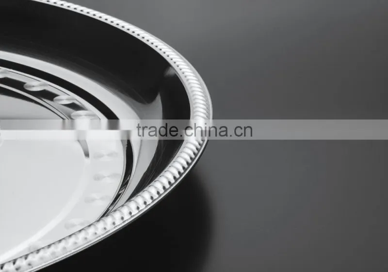 stainless steel cheap salad dinner plates made in china 2015 hot new product