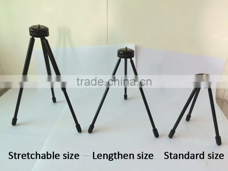 Three size Aluminum Tripod Camera Support"Standard/Lengthen/Stretchable"Mini Projector Tripod Mount for option pro cam tripod