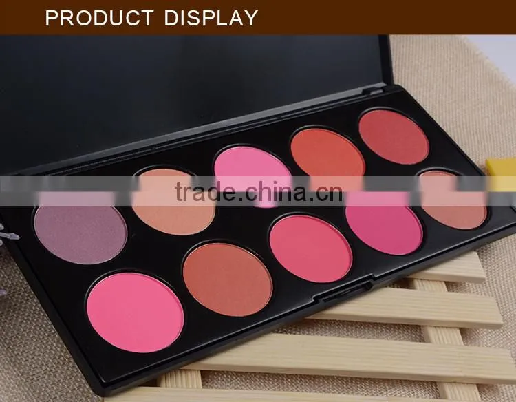 Professional mineral cosmetic empty makeup brush blusher blush containers