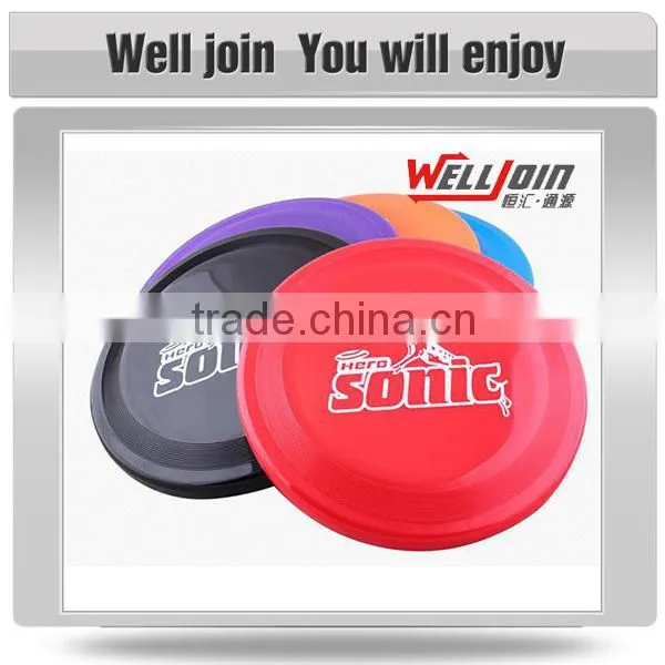 Promotional top quality plastic frisbee in flying disc