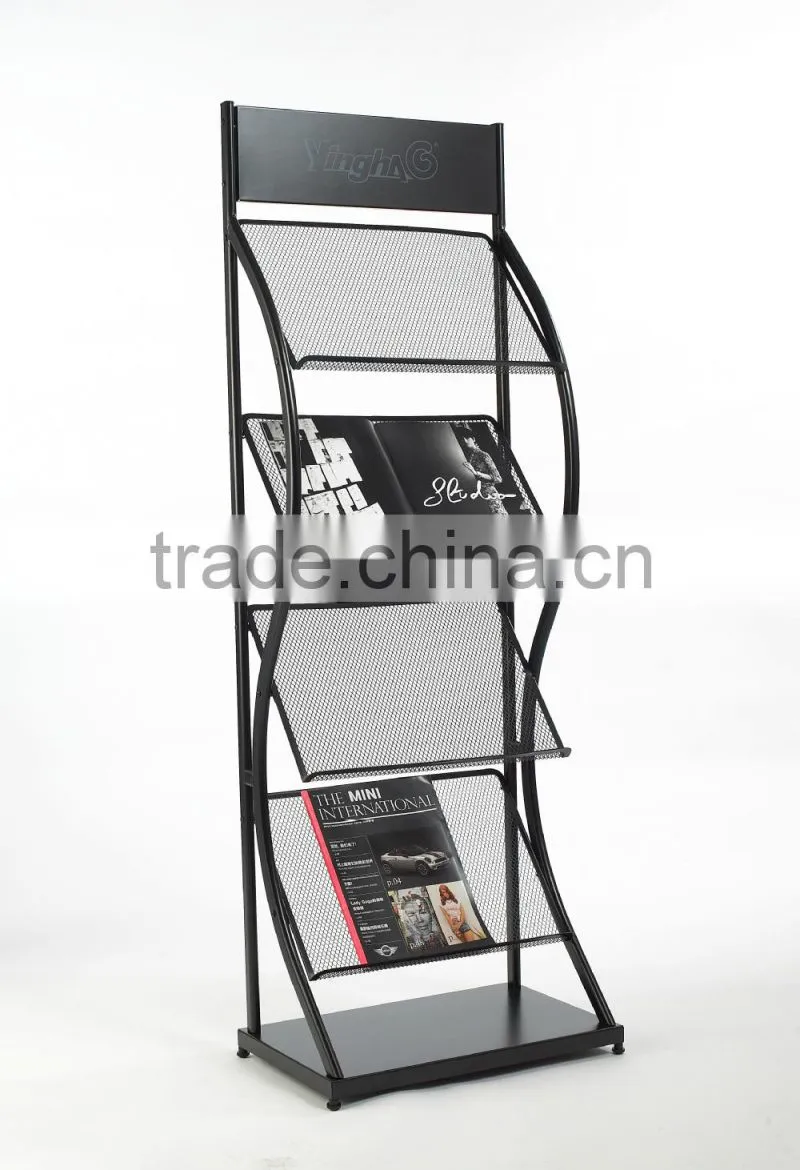 hot sales wrought iron brochure stands