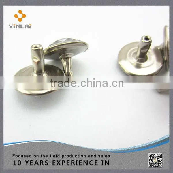 Colorful 12mm Crystal Rivet For Shoes