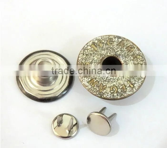 Factory Sale Good Quality 19mm jeans button with competitive offer