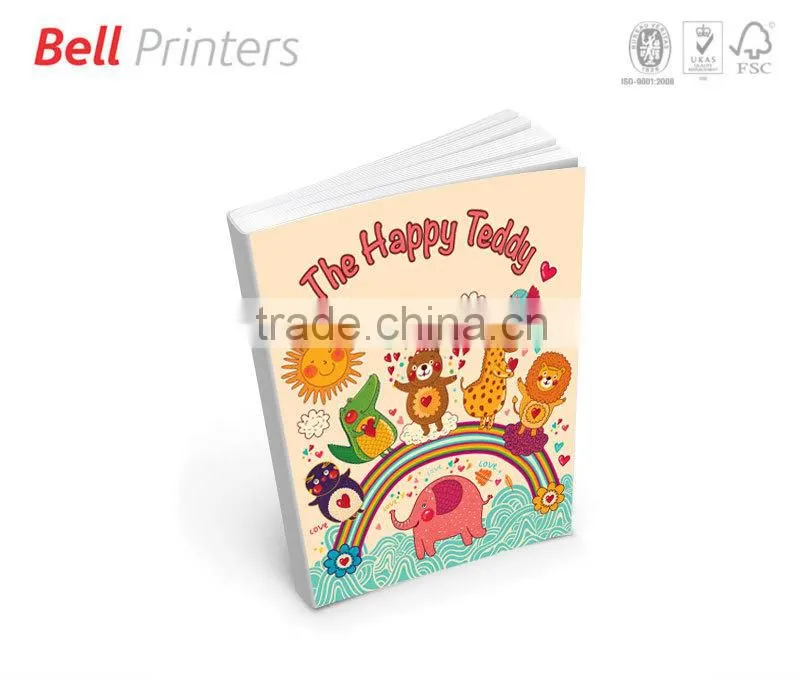 Fairytale kids book softcover glossy varnish hi-quality indian printing