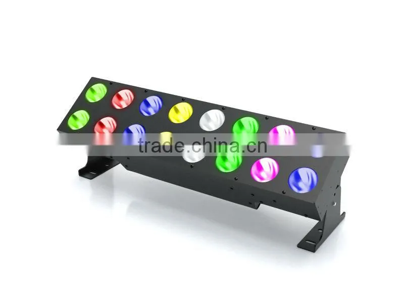 16*15w tri-rgb color change wash lighting /disco wash light/wedding decoration