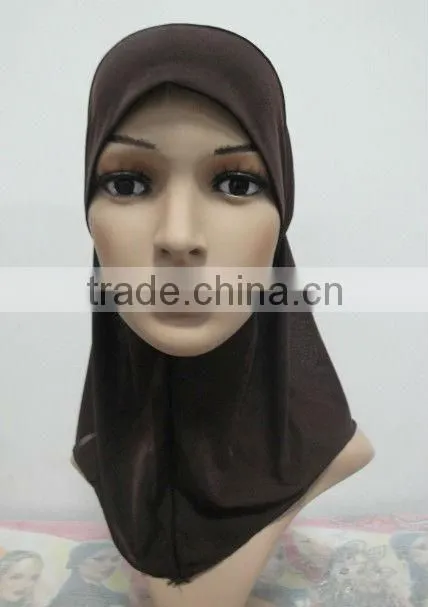 H139 plain small girl hijab