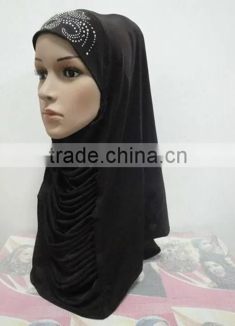 H137 latest muslim hijab,one piece hijab