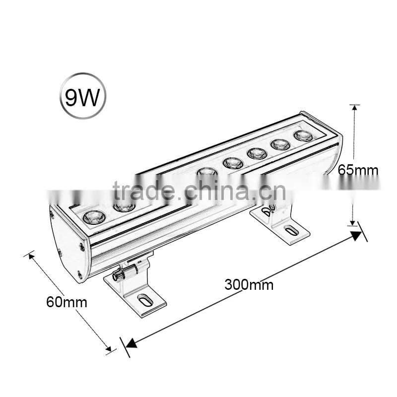 New Design 9W recessed LED Wall Washer