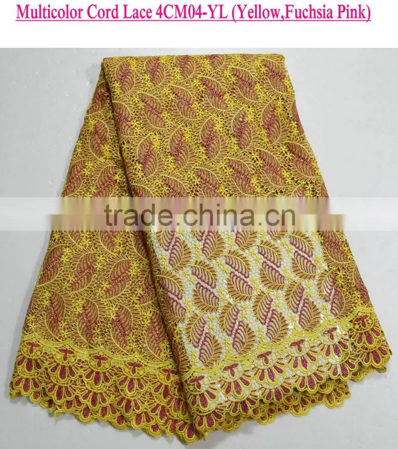 African lace fabrics in turkey african nigerian guipure lace women cord lace for party dress