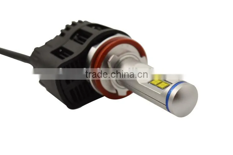 New High Power LED headlight Lamp H9 H8 H11 H16 55W 5200LM 6000K replace hid