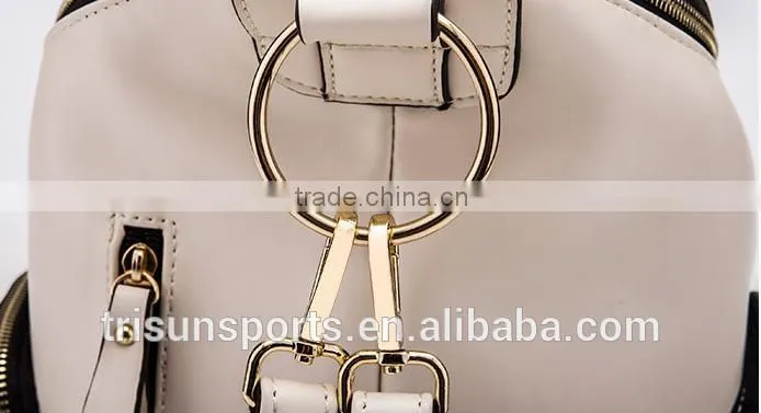 high-quality variety of white women leather model backpack