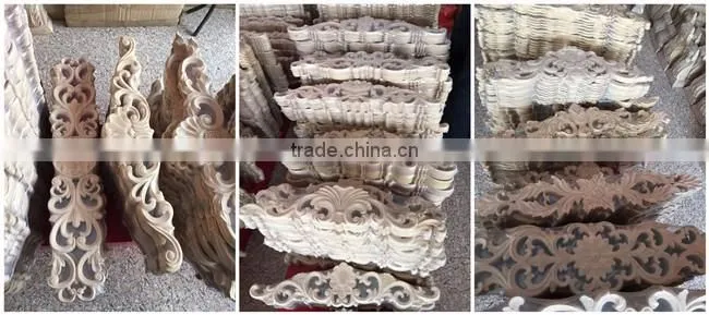 hand carved decorative wood caving solid wood moulding
